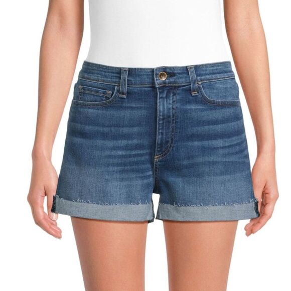 Rag & Bone Blue Jean Shorts with Cuffed Hem size 32 (10-12) - Picture 8 of 10
